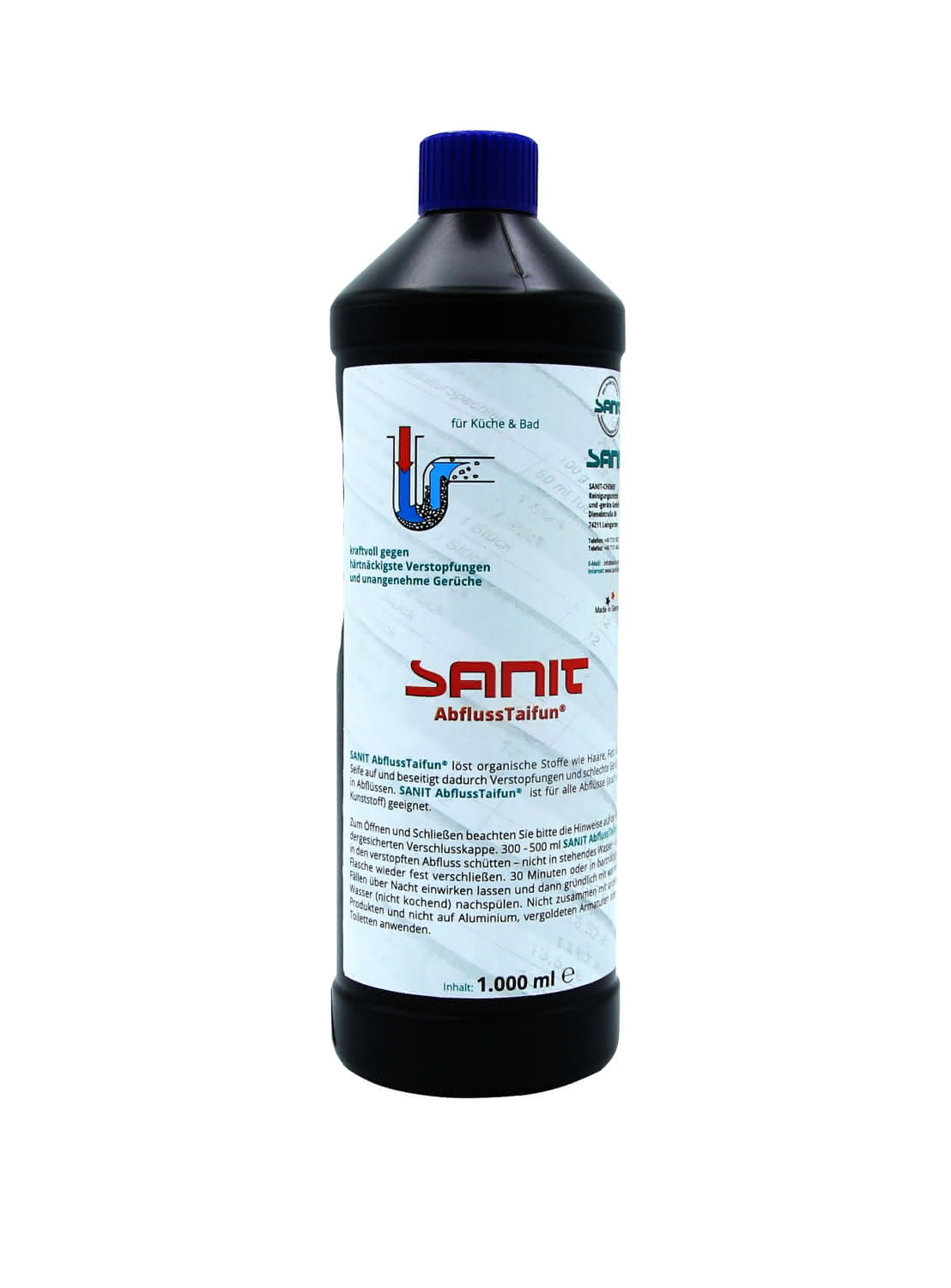 SANIT-CHEMIE AbflussTaifun (R) 1.000 ml Flasche
