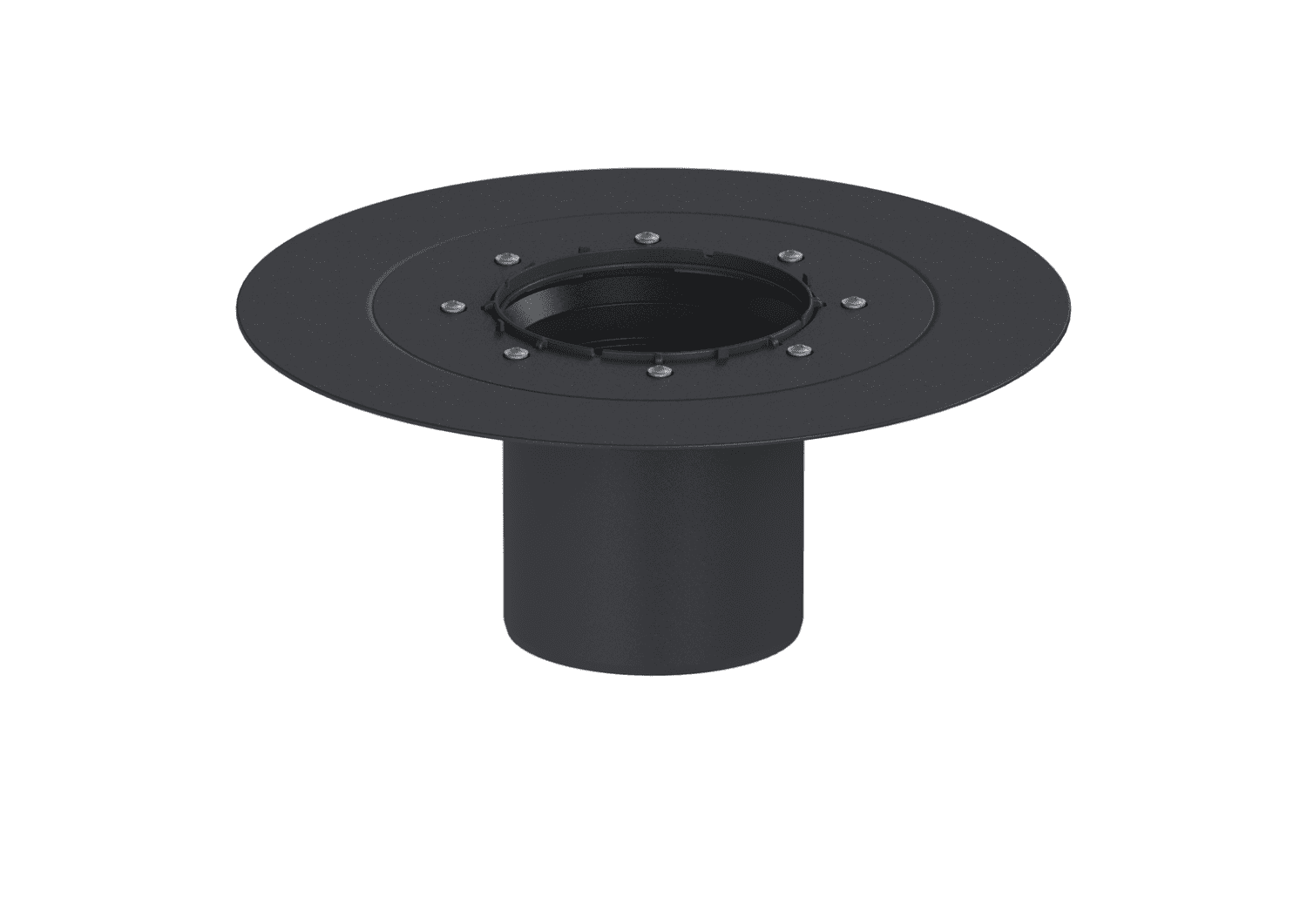 KESSEL-Verlängerungsstück H: 140 mm, mit Klebeflansch