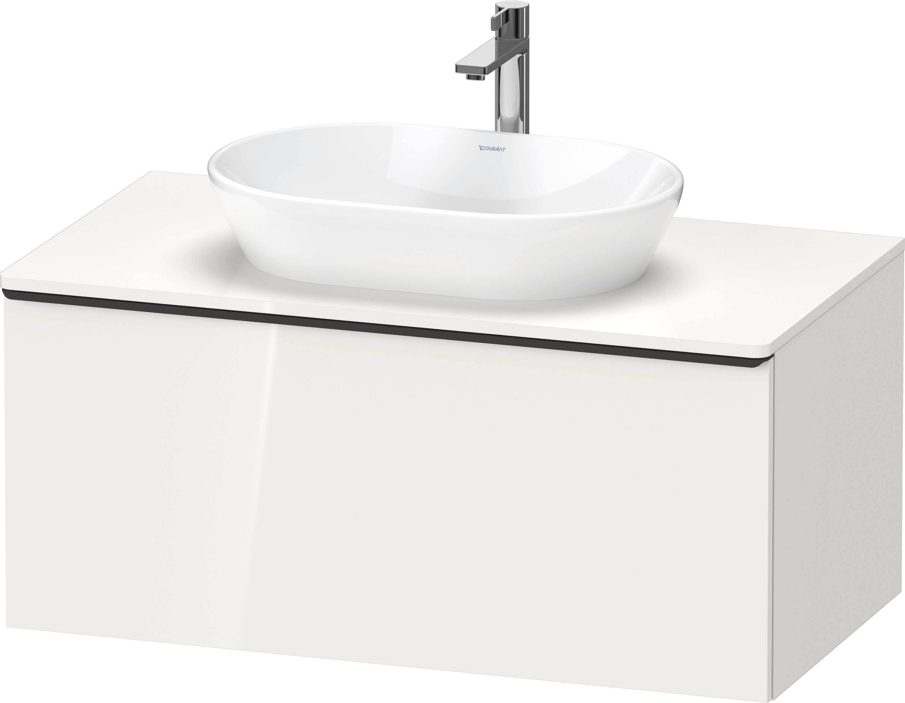 Duravit D-Neo,Kons-WTU,Ausz:1,Gr:Diam.Schwarz 1000x550x459mm,Wandh.Weiß Hochglanz,Dek