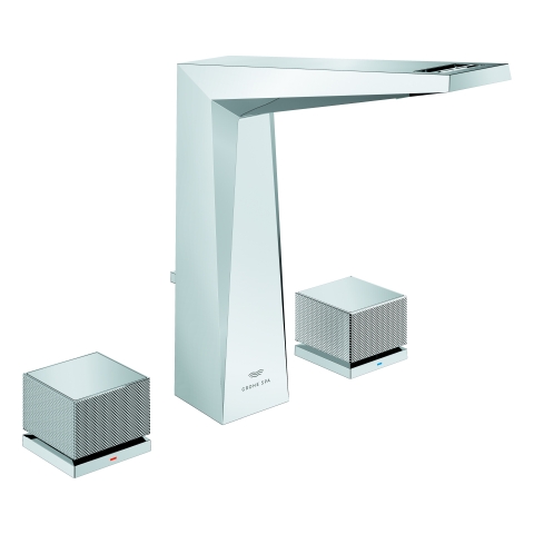 GROHE 3-L-WT-Batt. Allure Bril. PC 20670 Kubusbetätigung Rändel chrom GROHE 3-L-WT-Batt. Allure Bril. PC 20670 Kubusbetätigung Rändel chrom