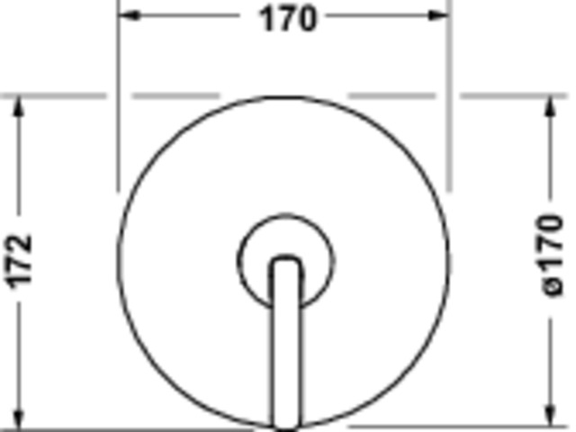 Duravit Balcoon, Einhebel-Brausemischer,UP Verbraucher 1,Chrom Hochglanz