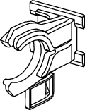 TECE-Füllventilhalter 27 mm M 30 (F 10)
