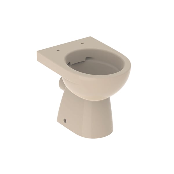 Geberit Renova Stand-WC Tiefspüler, Abg.horiz teilgeschl. Form, Rimfree, bahamabeige