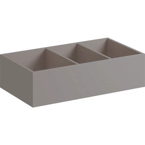 Geberit Xeno2 Schubladeneinsatz H-Teilung 37,3x6,2x20,8cm, sculturagrau Geberit Xeno2 Schubladeneinsatz H-Teilung 37,3x6,2x20,8cm, sculturagrau