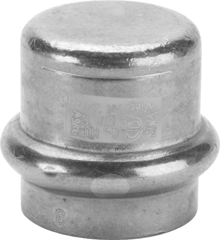 Viega Verschlusskappe m. SC Profipress G 2656 für Gas in 22mm Kupfer