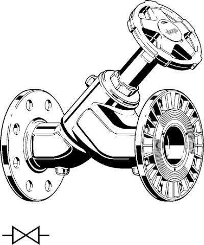 Viega Schrägsitzventil Easytop 2237.5XL in DN100 Siliziumbronze