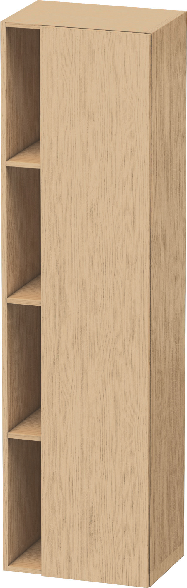 Duravit Hochschrank DuraStyle,360x500x1800mm, 1Tür,TA rechts,Eiche Natur