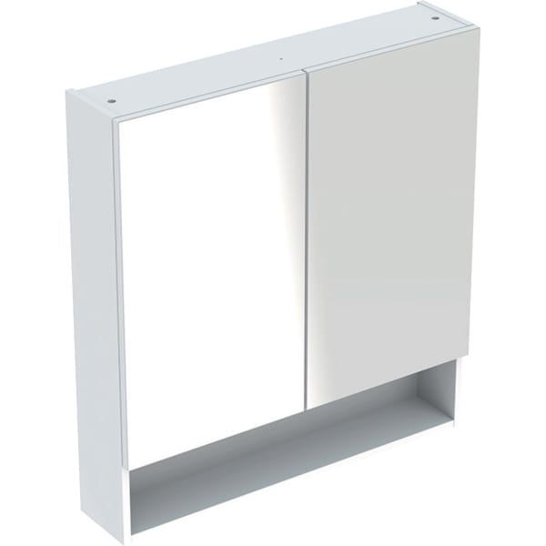 Geberit Renova Plan Spiegelschrank, 2 Türen 80x85x17,5 cm, weiß Geberit Renova Plan Spiegelschrank, 2 Türen 80x85x17,5 cm, weiß