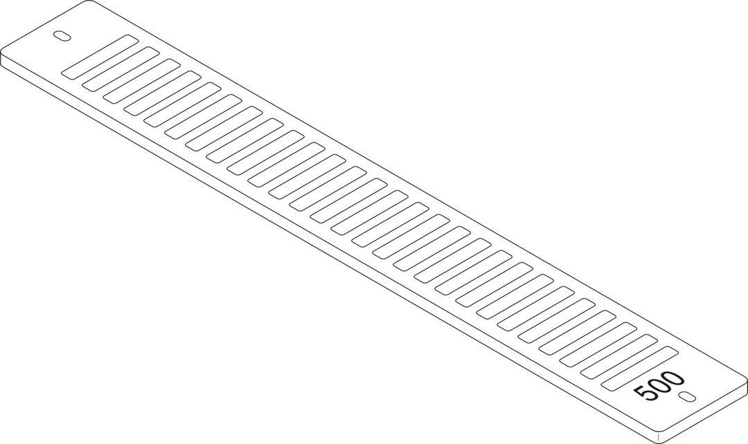 BOSCH Ersatzteil TTNR: 87183402050 Aufsteckgitter 21S-500 RAL9016 everp
