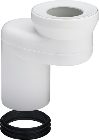 Viega Versprungbogen 8090.2 in DN100/90 Verspr., Kunststoff weiss