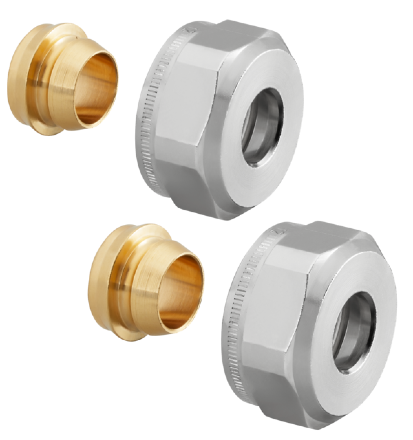 OVENTROP-Klemmringverschr. "Ofix CEP" für AG 3/4", 15mm, 2fach für Kupferrohre