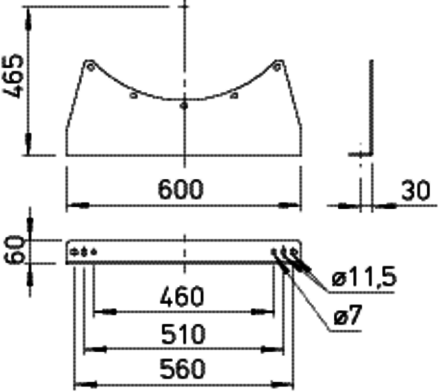 Helios MK 630 Montagekonsolen 1 Satz = 2 Stück