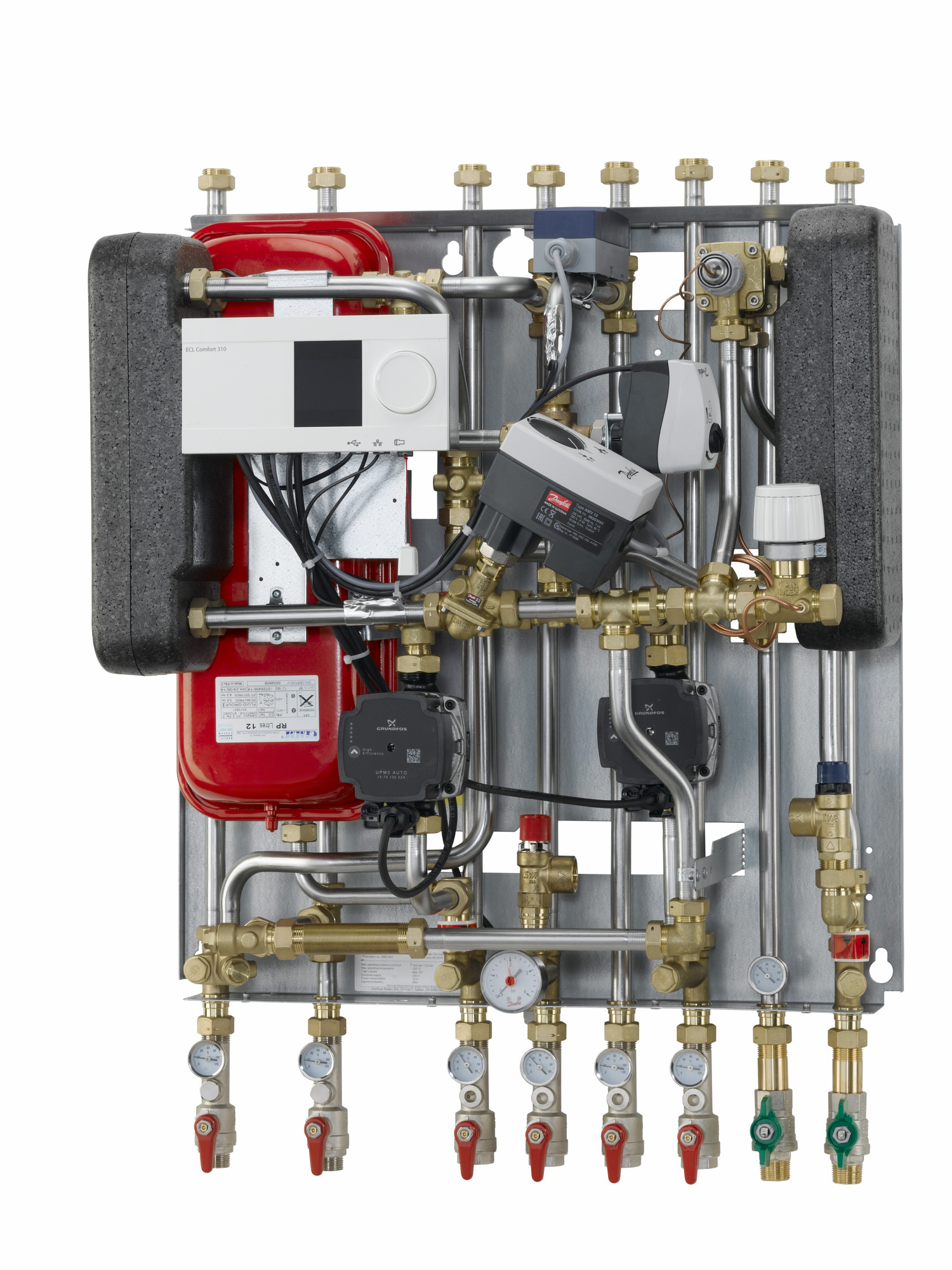 Danfoss Hausstation Akva Lux II VX H2WP H1W2, HE:20kW, PWH:55kW, STW, A260