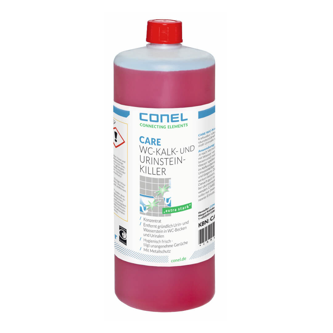 Conel CARE WC-Kalk-/Urinsteinkiller 1 Liter Flasche Konzentrat salzsäurehaltig
