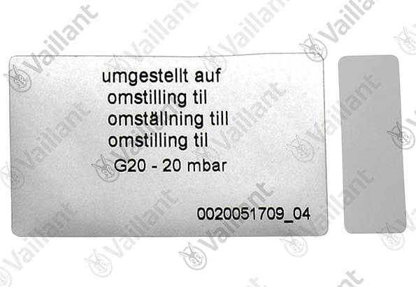 Vaillant Umstellsatz, P-H (DE/AT) Vaillant-Nr. 0020253190