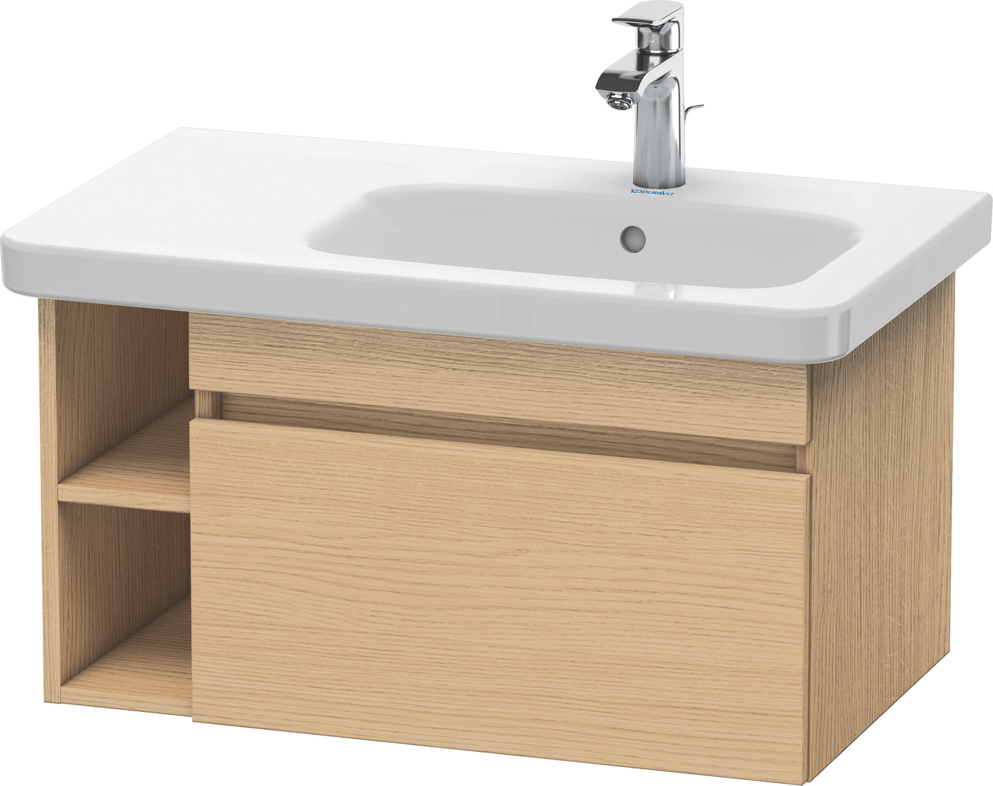 Duravit WTU wandh. DuraStyle 448x730x398mm 1Ausz.,232680, Eiche Natur