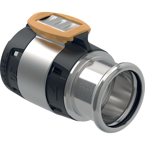 Geberit FlowFit Übergang auf Geberit Mapress mit Pressmuffe, edst., d50-d42