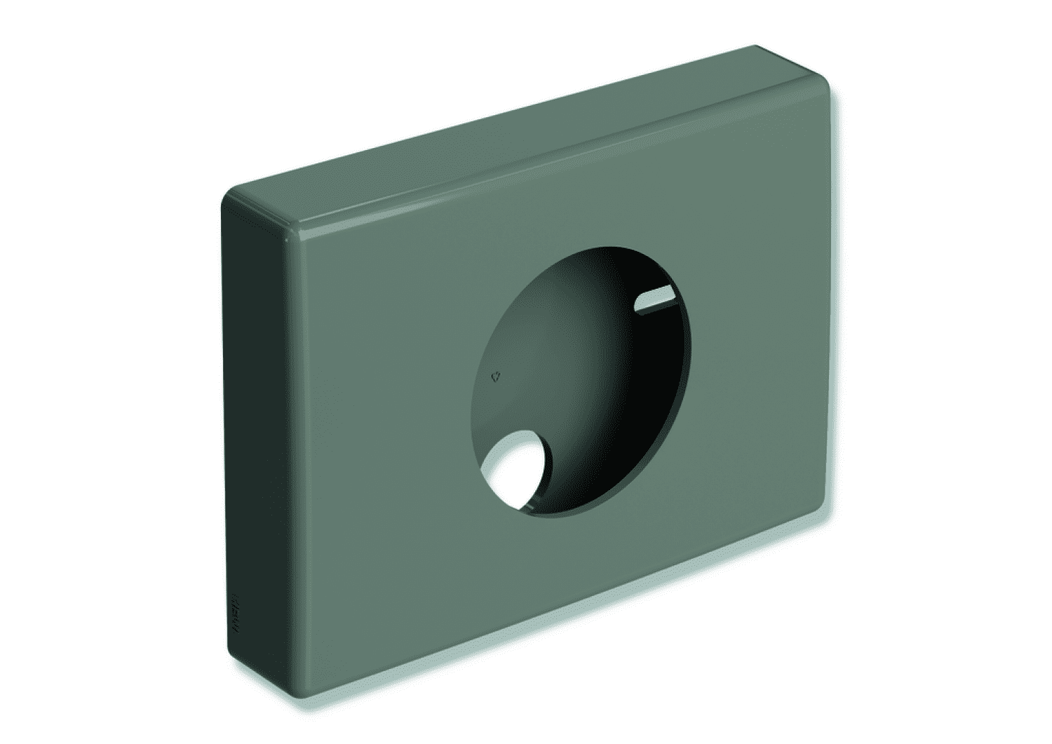 HEWI Hygienebeutelspender, B:143mm, H:103mm, T:27mm felsgrau