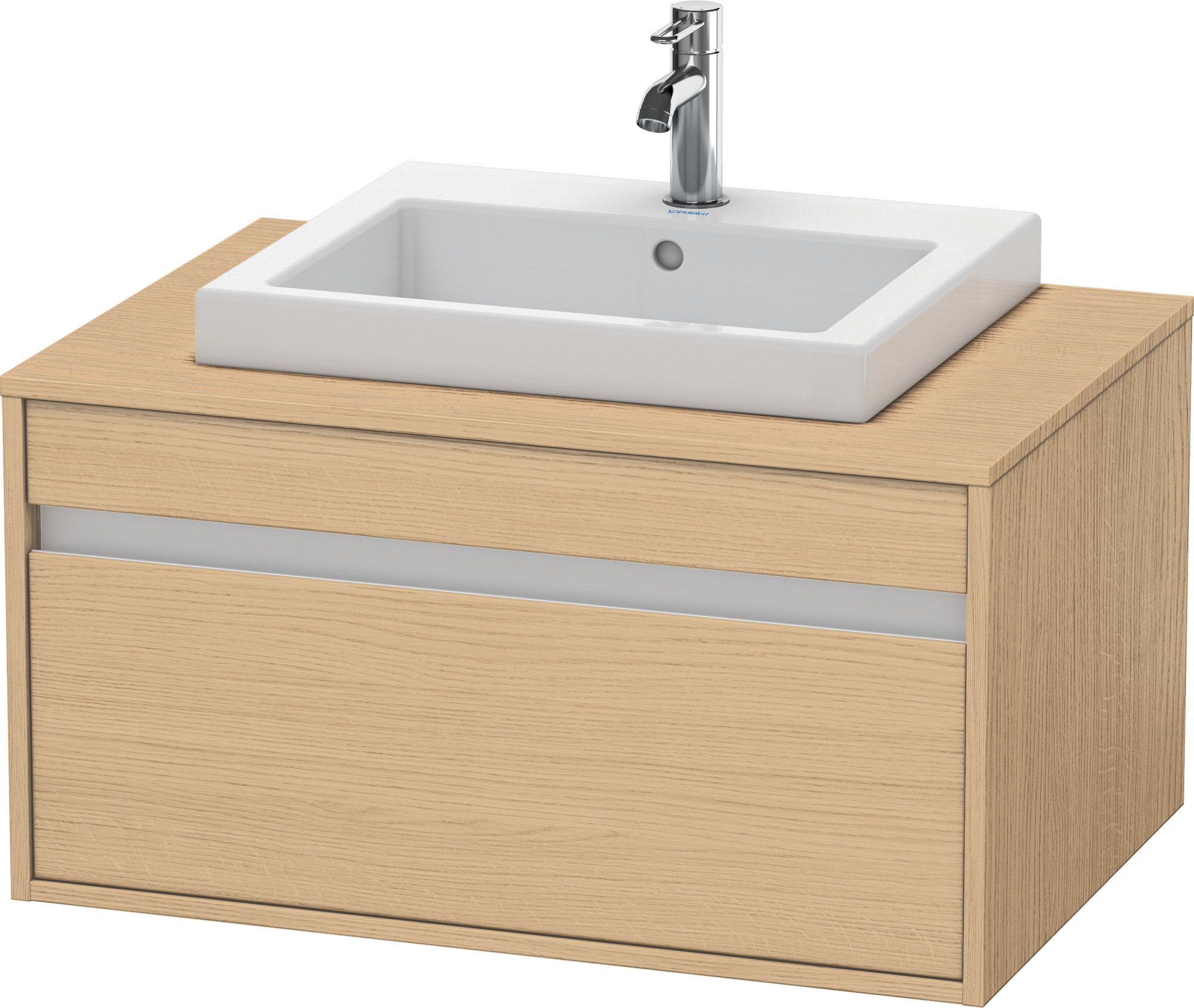 Duravit WTU wandhängend Ketho 550x800x426mm 1 Auszug, für EBWT mi., Eiche Natur