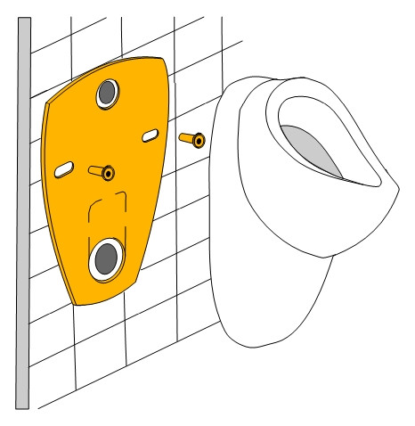 Haas Schallschutz-Set für Urinal Nr.6569
