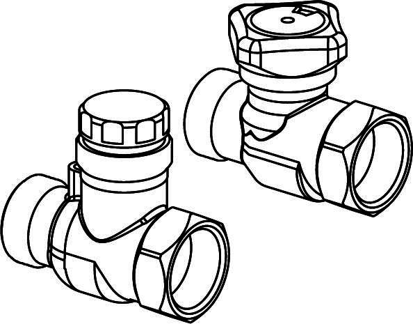 Uponor Vario Regulierventil G1-Rp1