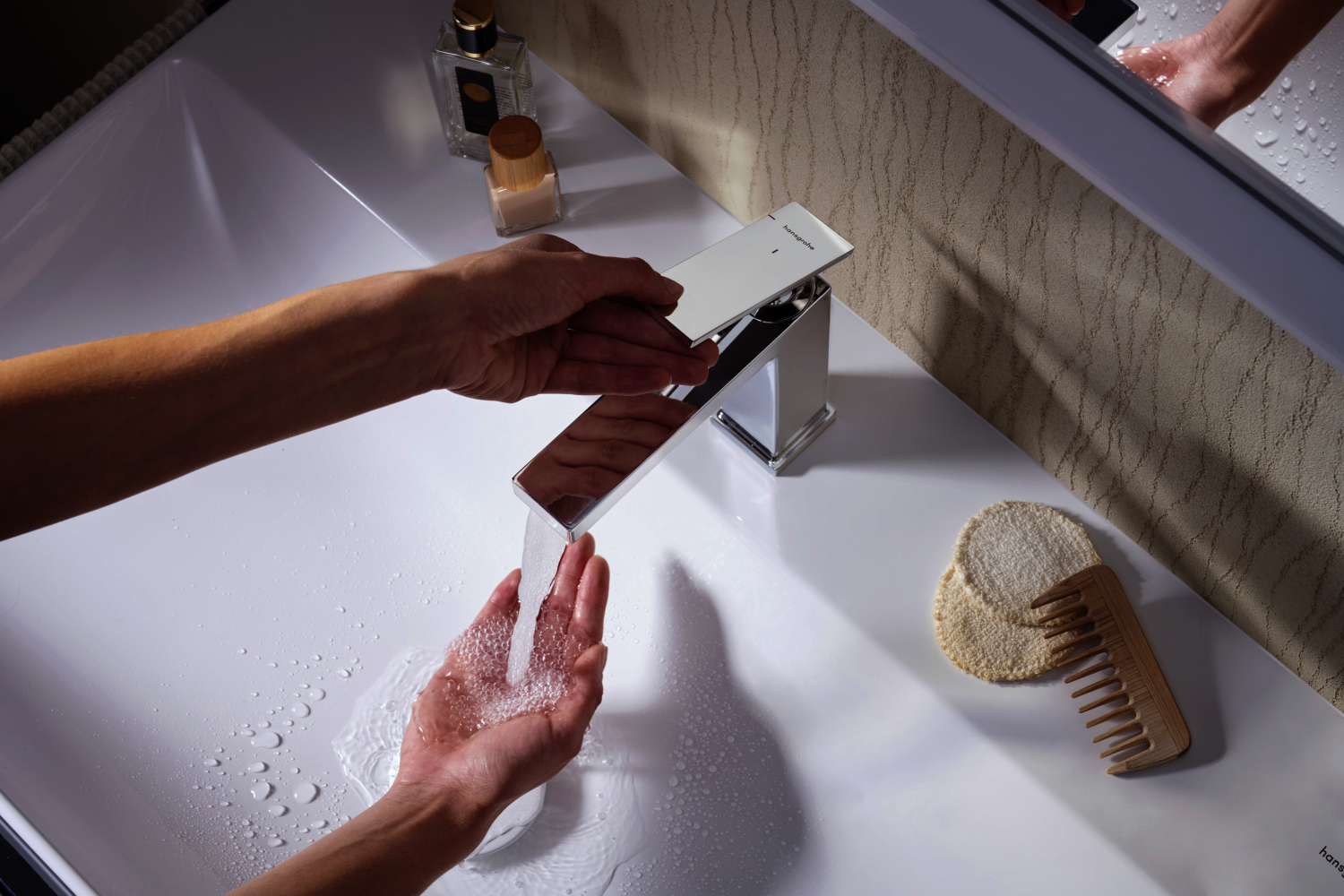 Hansgrohe WTM 110 Tecturis E ohne Ablaufgarnitur chrom