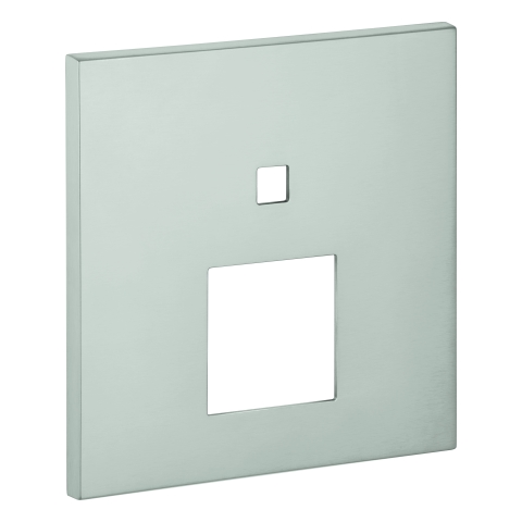 GROHE Rosette 48431 eckig für EHM-FMS mit 2-Wege Umstellung supersteel GROHE Rosette 48431 eckig für EHM-FMS mit 2-Wege Umstellung supersteel
