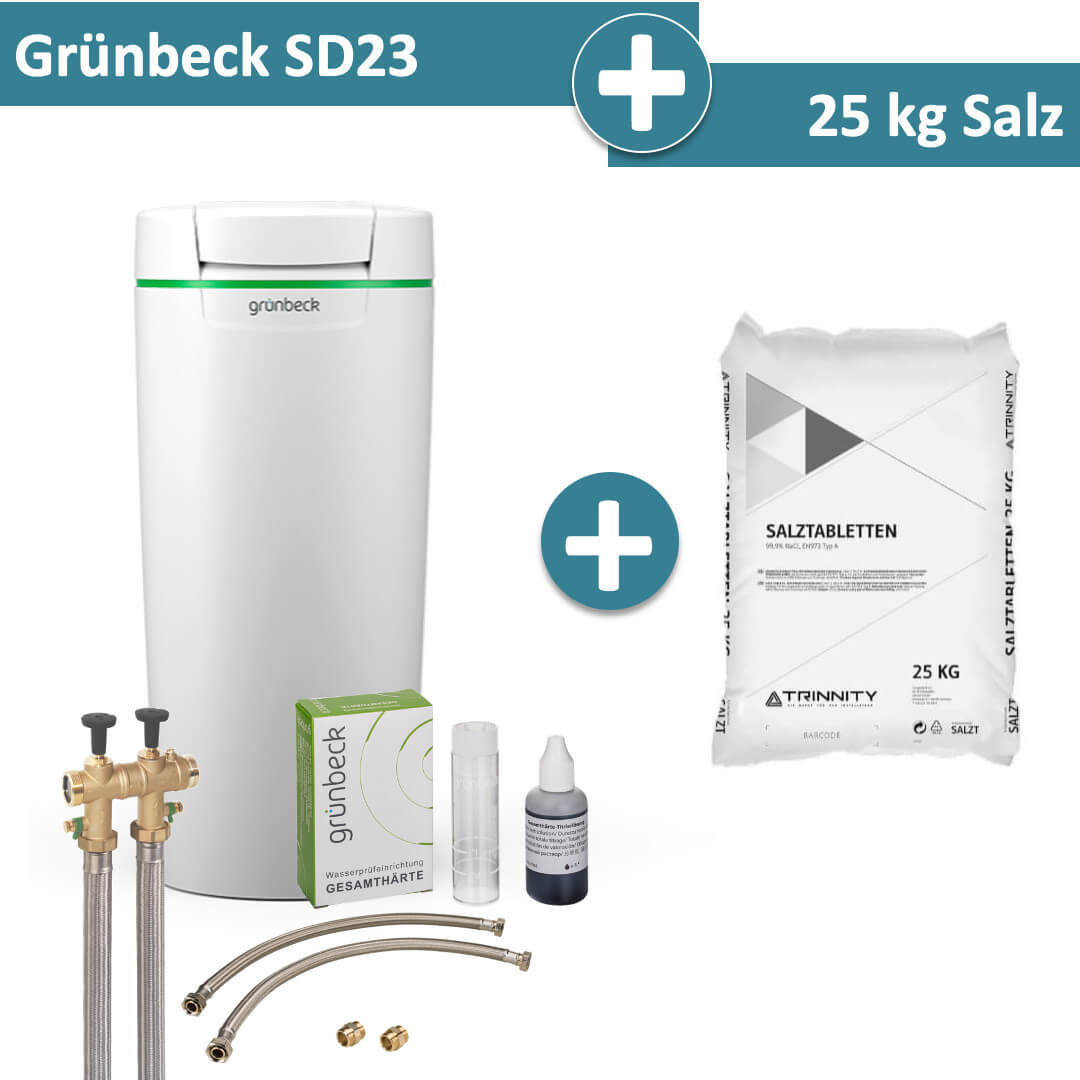 Grünbeck Enthärtungsanlage softliQ:SD23 mit 25 kg Salz