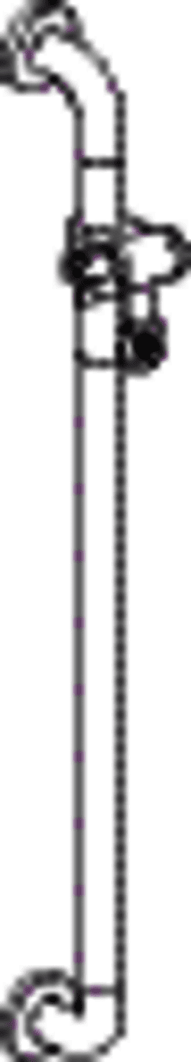 HEWI Brausehalterstange Ser 477, AM:800mm, BA1.1 lichtgrau