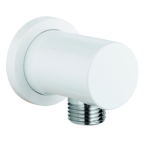 GROHE Wandanschlussbogen Rainshower 27057 runde Rosette moon white/chrom