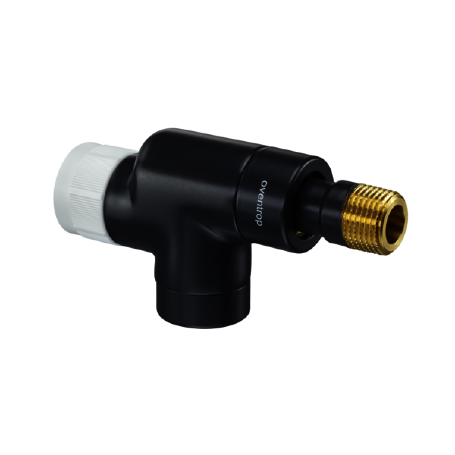 OVENTROP-Thermostatventil "E" DN15, 1/2", PN10, Axial, anthrazit