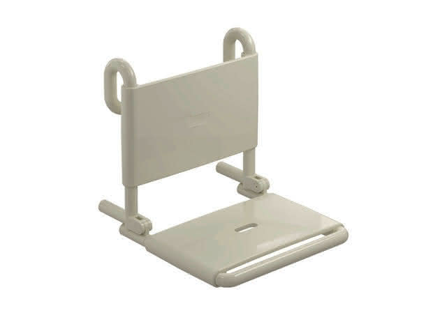 HEWI Einhängesitz, klappbar B=450mm,T=504mm,H=473mm reinweiß