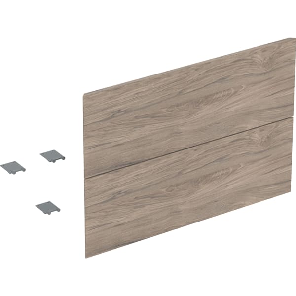 Geberit Set Schubl.-Frt für ONE US, 2 Schubl. für WT B: 75cm, Nussbaum hickory