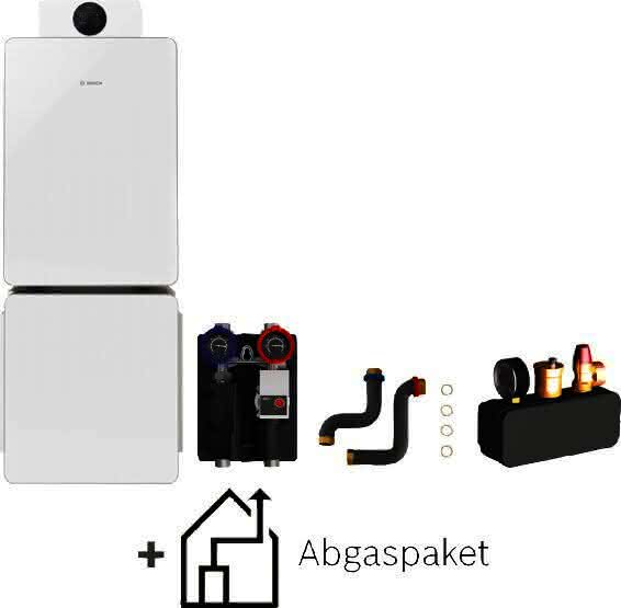 BOSCH Gas-BW-Plus-Paket BOPA GCFS841 GC8800iF-30, WH 135-3 P, HS25/6MSL, C93x