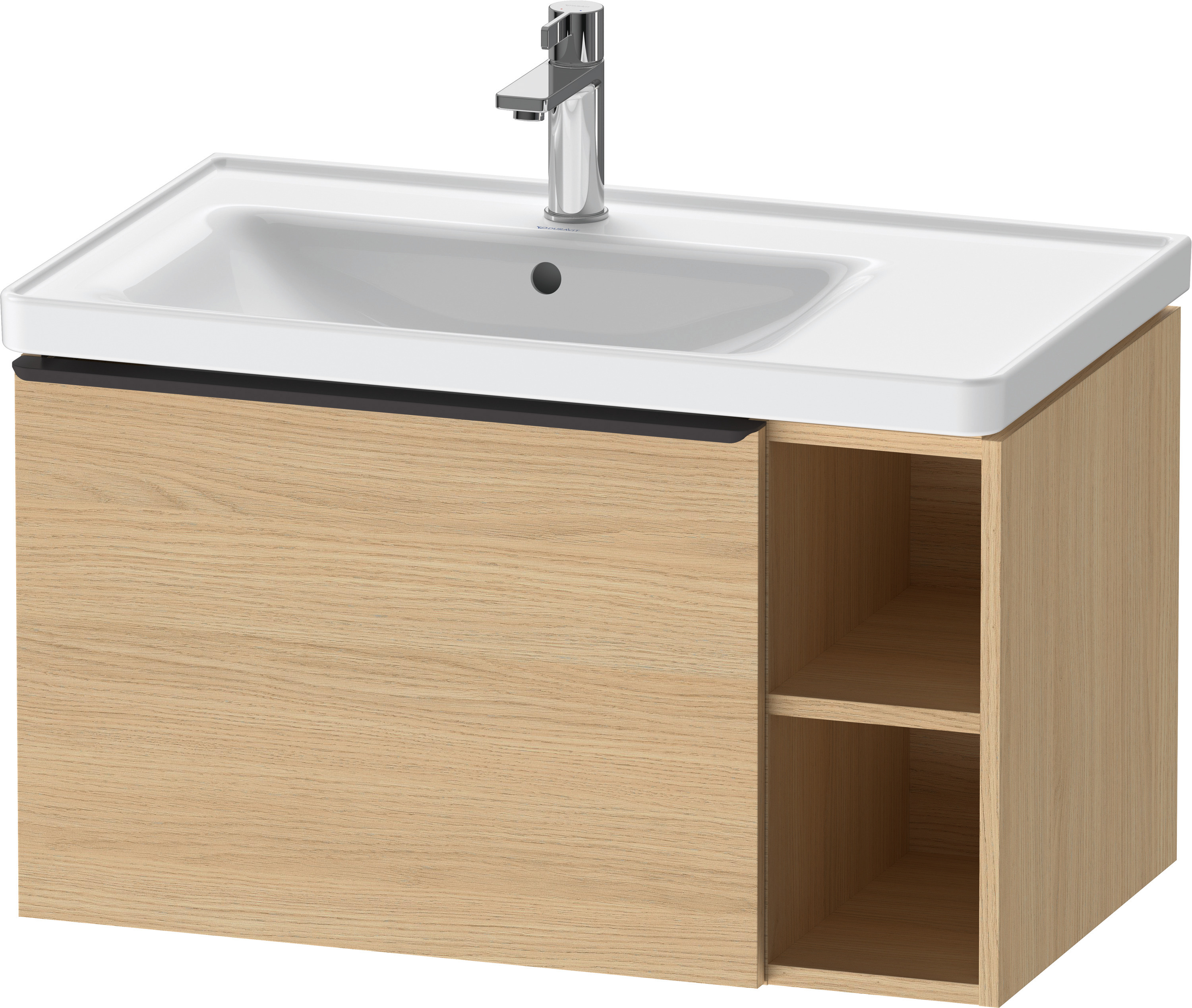 Duravit D-Neo WTU,Wdh,AZ:1,Fä.RE:2,Gr:Dia Sch 784x452x440mm,Natur Eiche Matt,Dekor