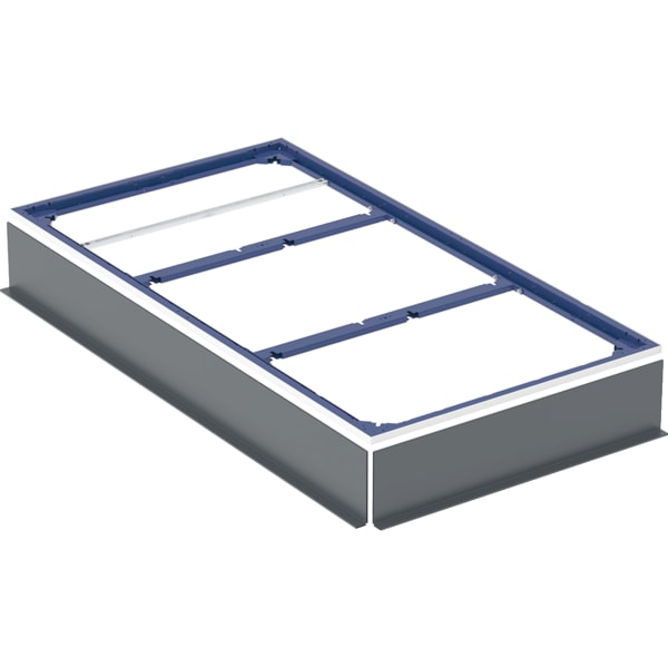 Geberit Duofix Installationsrahmen, 170x90 cm für zehn Füße