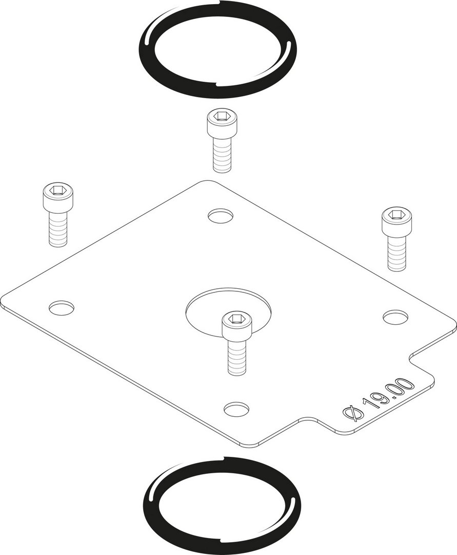 BOSCH Ersatzteil TTNR: 8738805007 Gasdrossel VR4XX D = 19,00 mm everp