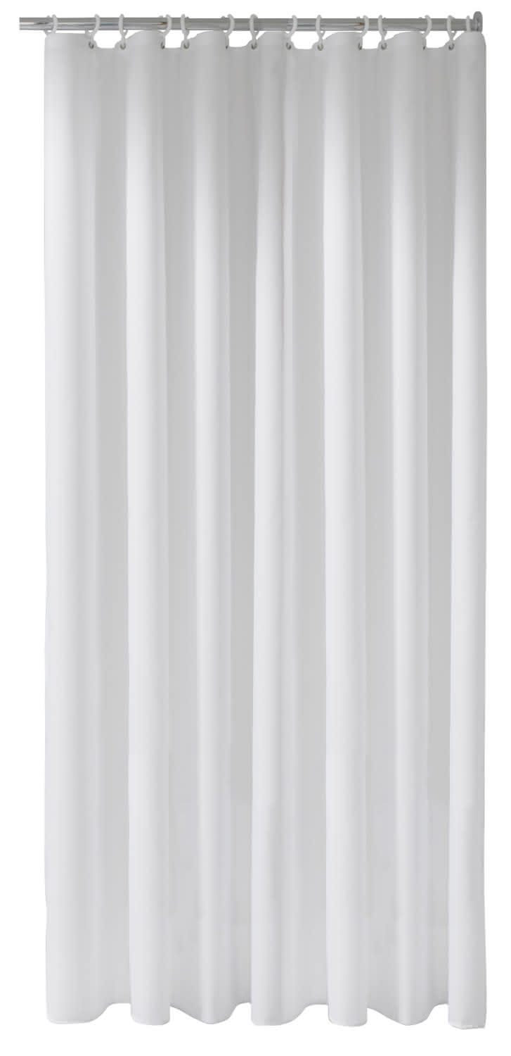KEUCO Duschvorhang Flame CS Plan 14943, 8 Ösen, wollweiss, 1800 x 1400 mm