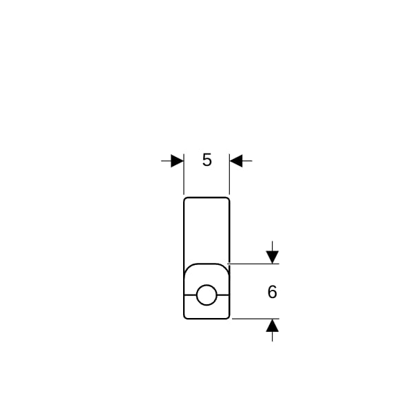 Geberit Mepla Metallrohr-Anschlussbogen 90Gr mit Anschlussverschraubung d20-15-L30