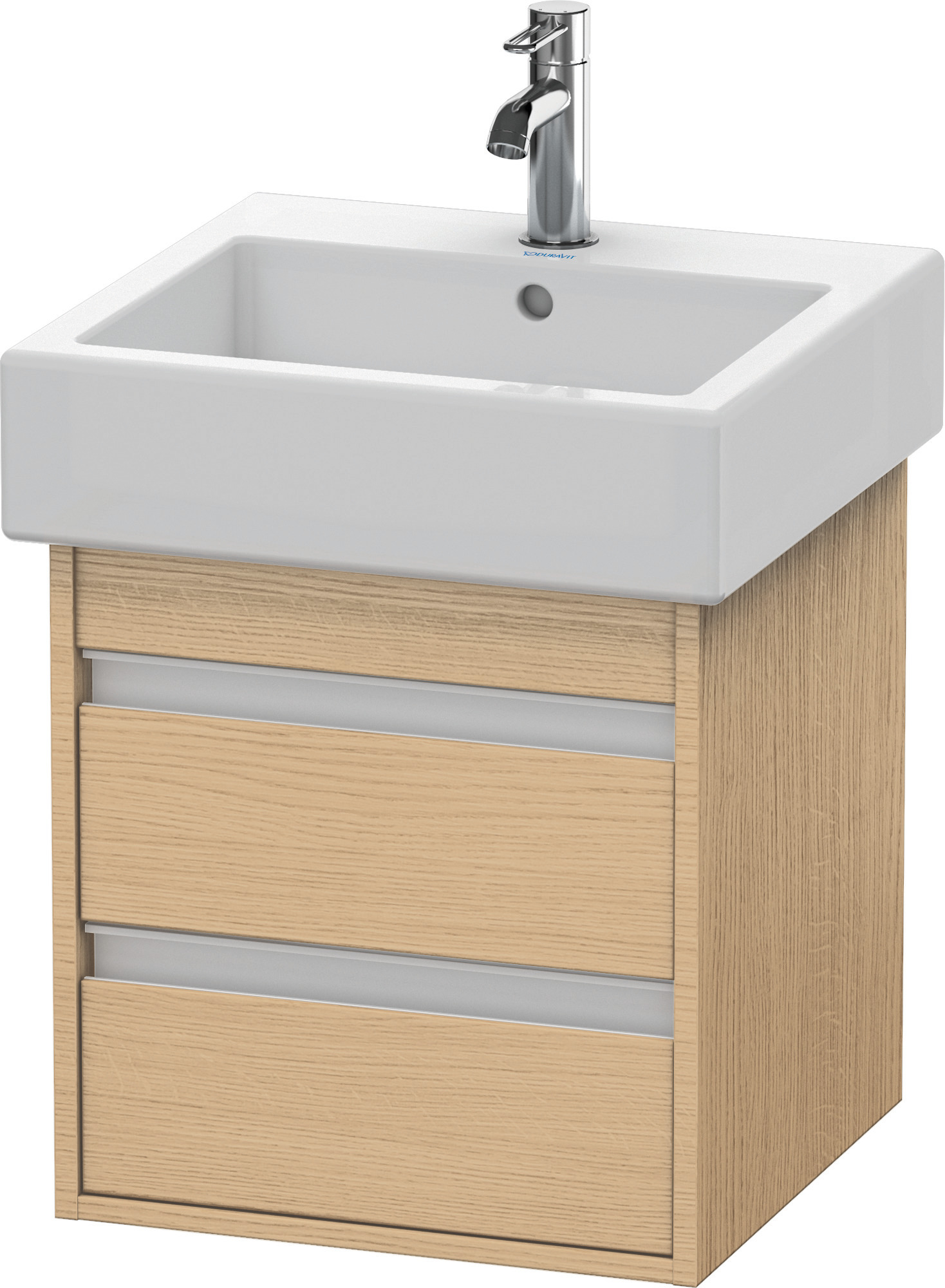 Duravit WTU wandhängend Ketho 440x450x480mm 2 SchKa, für 045450, Eiche Natur