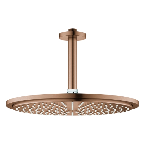 GROHE Kopfbrauseset Rainshower Cosm. 310 26067 D.-ausl. 142mm 8l warm sunset geb.