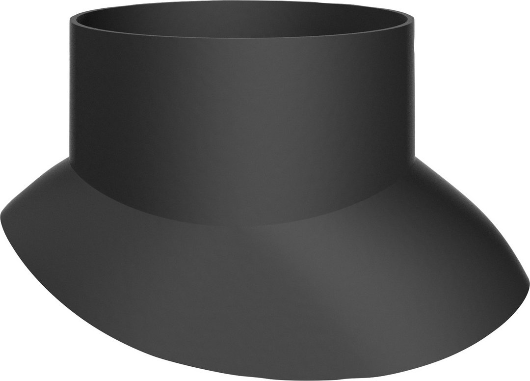 BOSCH Abgaszubehör FC-O60_80 Adapter Klöber-Dachpfanne, schwarz,d:125