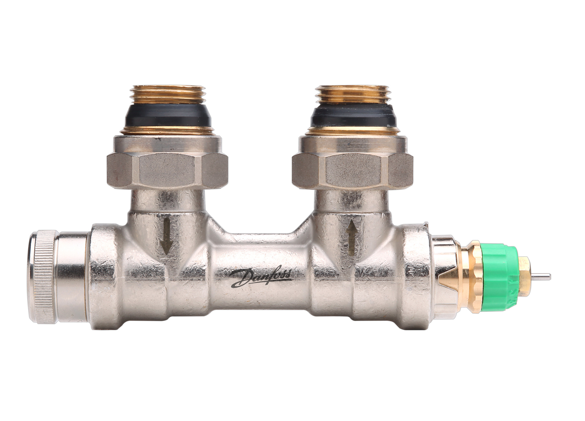 Danfoss dyn. VHS-DV Fühler rechts Eck, Ventileinsatz im VL für HK mit 1/2"