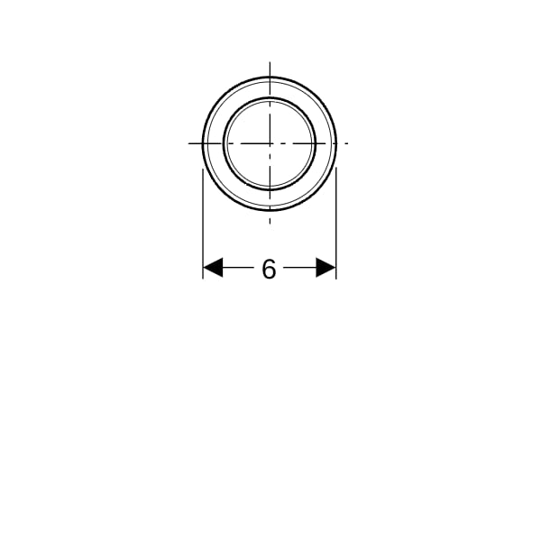 Geberit Typ 10 WC-Strg., rund, elektron. Netz f. SIgma SPK 12cm, IR-Taster, gebü., Etc