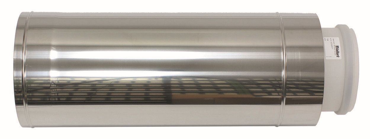 Vaillant Verlängerung DN 225/160 0,5 m Edelstahl für Abgassystem Fassade DN 160
