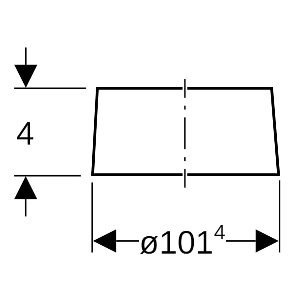 Geberit PE Stützring d110