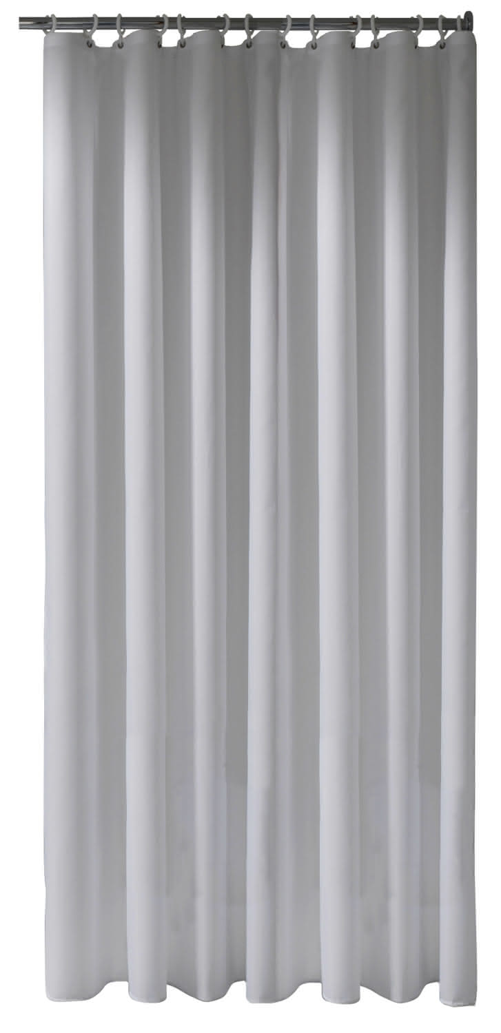 KEUCO Duschvorhang Plan uni 14943, 16 Ösen, trüffel, 1800 x 3000 mm
