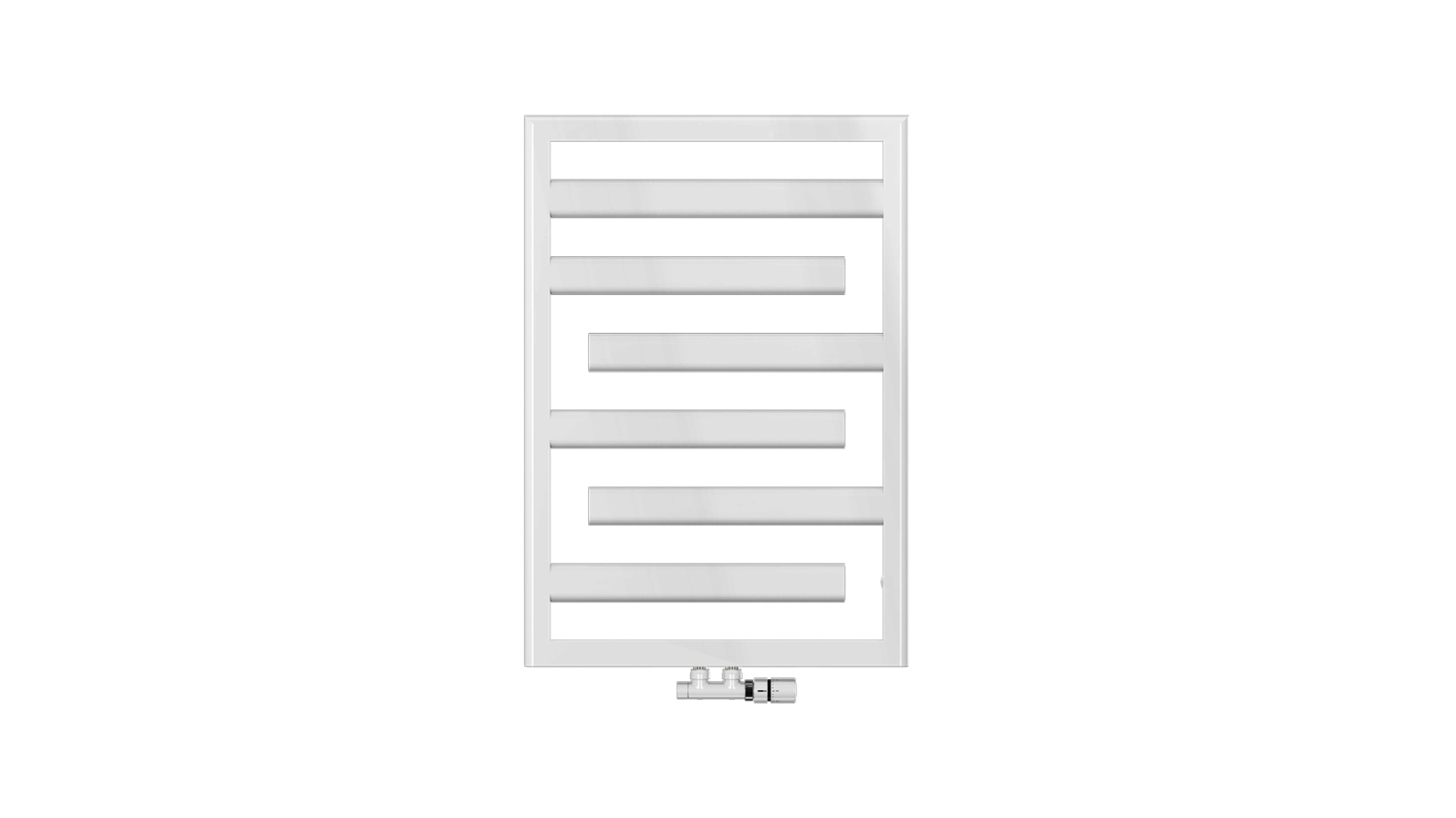 ZE Design-Heizkörper Tetris TETSS090060WZZZ, 860x30x60 White Matt