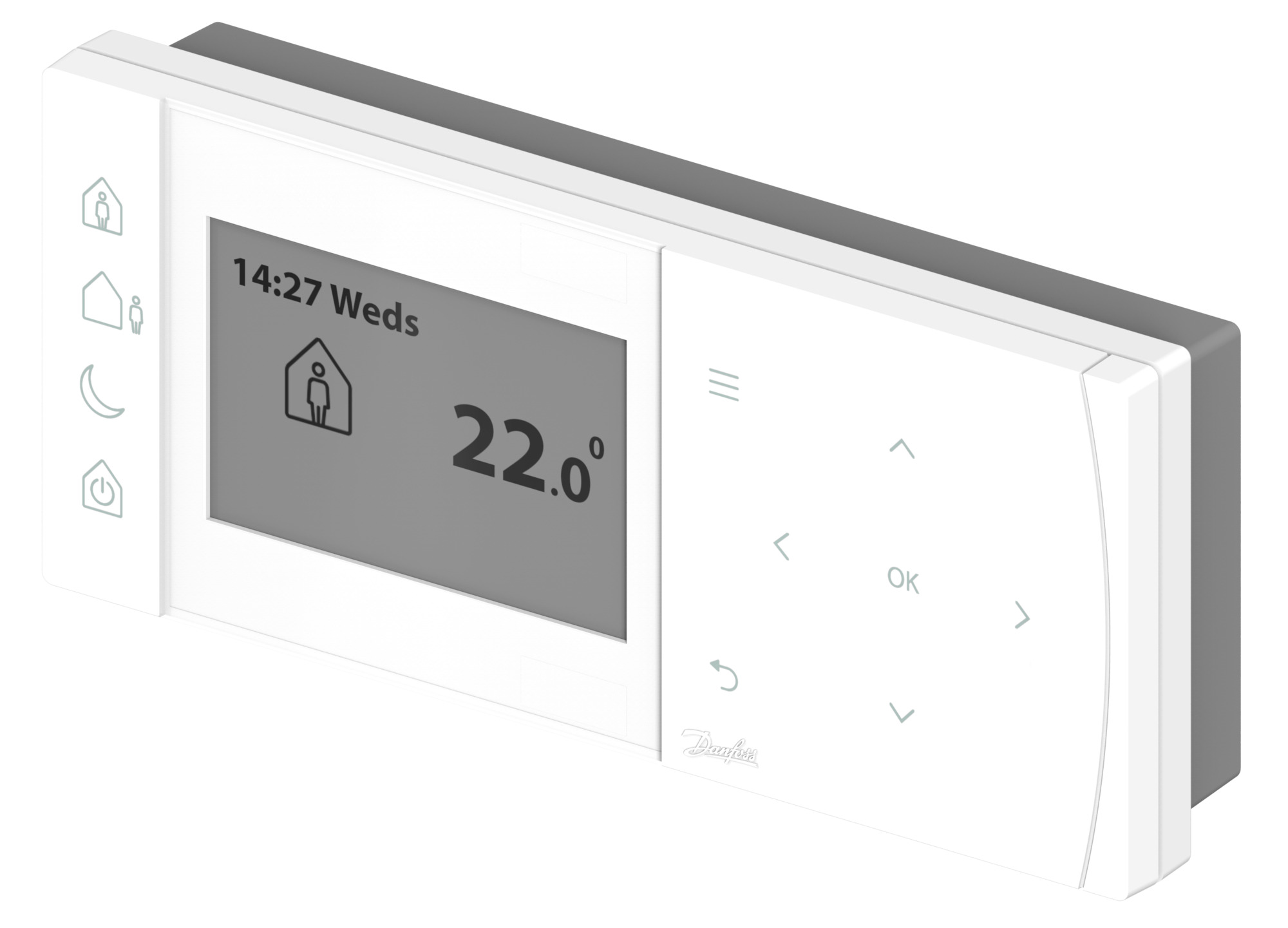 Danfoss progr. Raumthermostat TPOne B 7-Tage-Programm, 2x1,5V Danfoss progr. Raumthermostat TPOne B 7-Tage-Programm, 2x1,5V