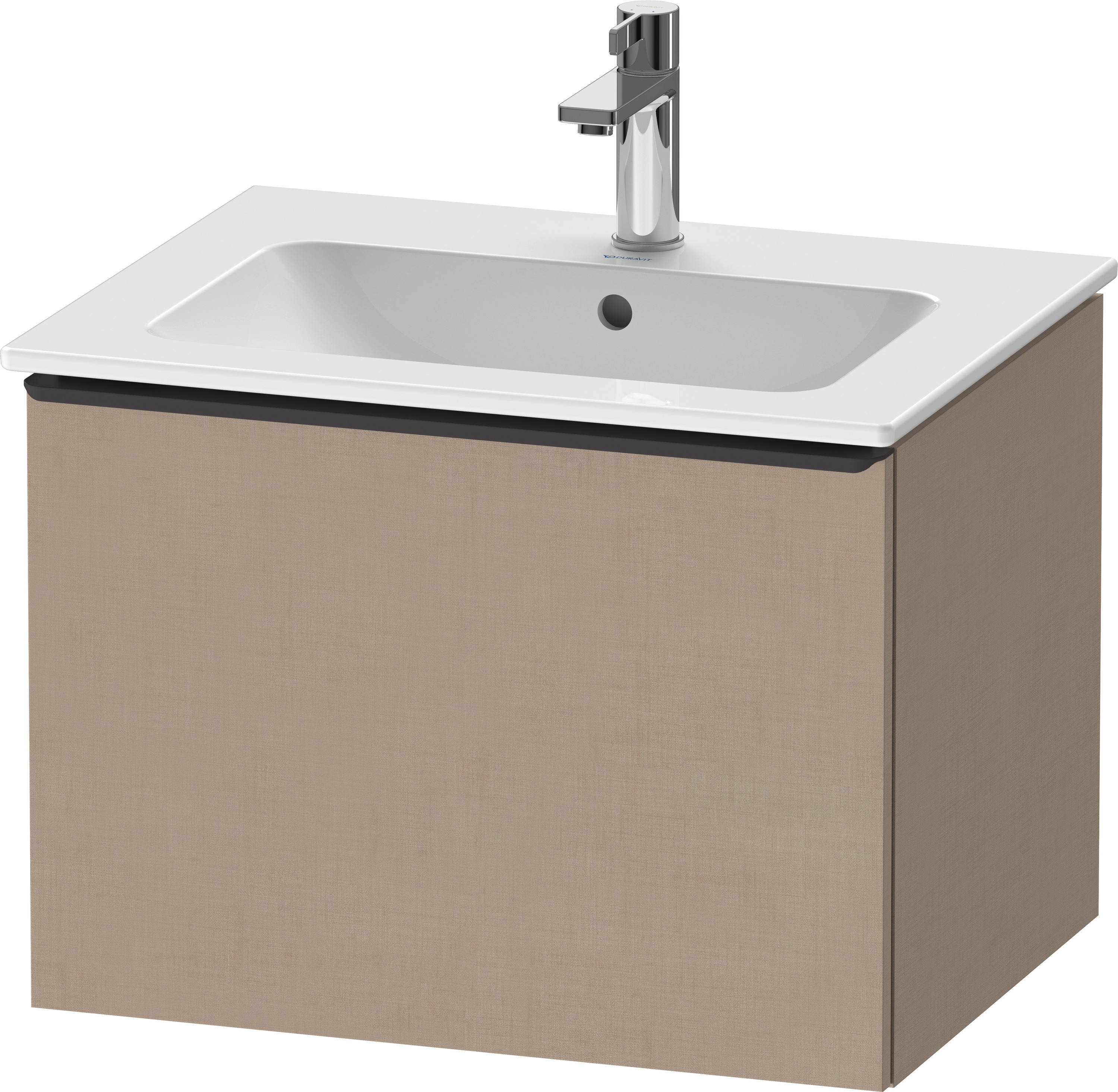 Duravit D-Neo WTU,Wdh,Ausz:1,Gr:Diamant Schw. 610x462x440mm,Leinen Matt, Dekor